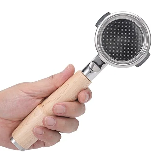 58mm Maple Bottomless Portafilter, product photograph
