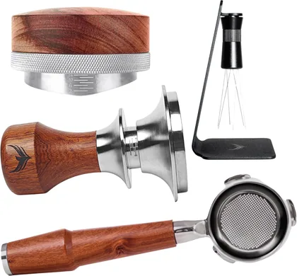 54mm Breville Espresso Machine Accessories Tamper Set 4-Piece, product photograph