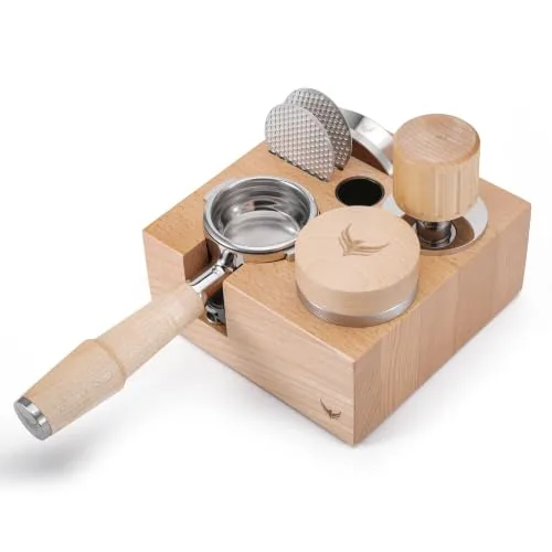 58mm Maple Espresso Accessories Kit, product photograph