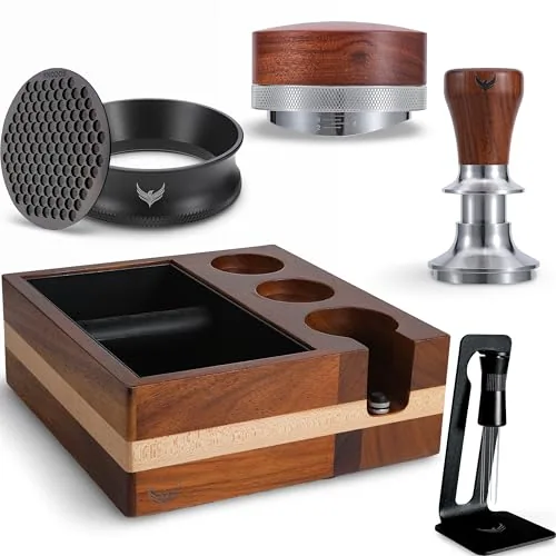 51mm Espresso Tamper Kit Advanced Barista Accessories Set, product photograph