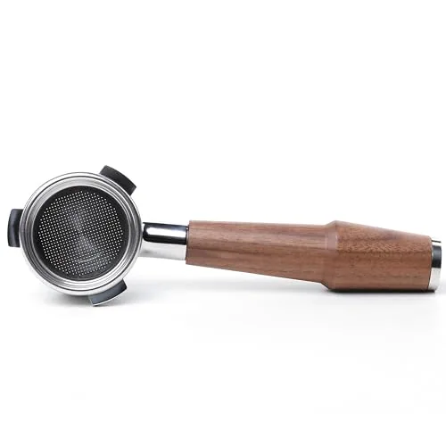 54mm Walnut Bottomless Portafilter V2, product photograph