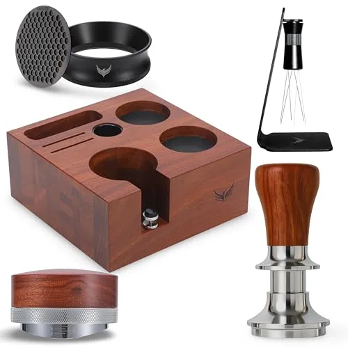 58mm Rosewood Espresso Accessories Kit, product photograph