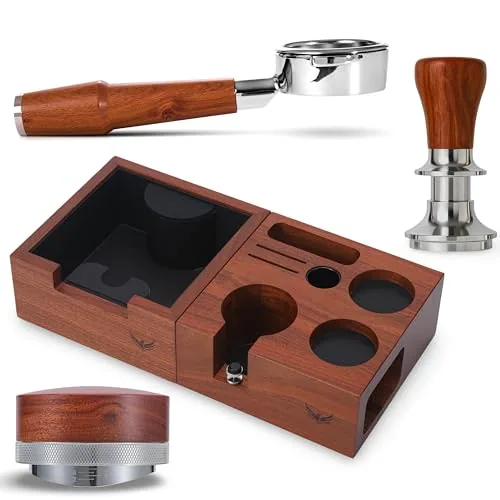 58mm Rosewood Espresso Kit, product photograph