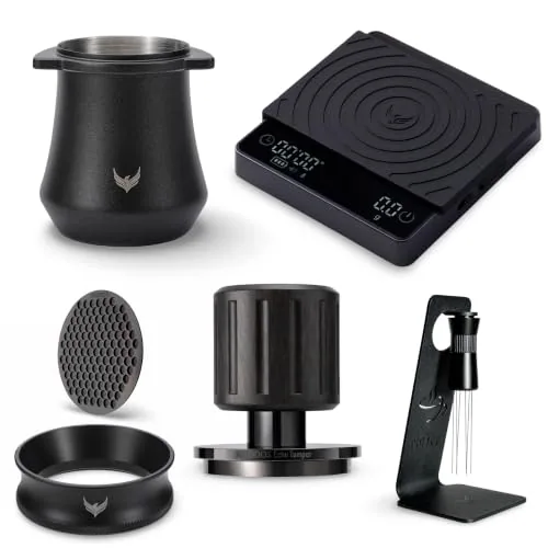 54mm Black Espresso Accessories Kit, product photograph