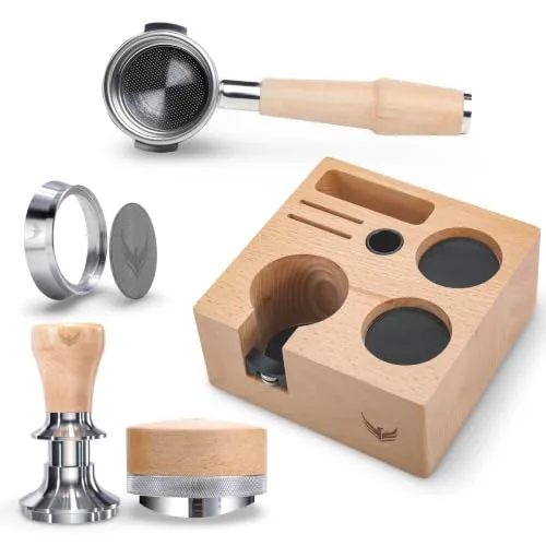 58mm Maple Tamper Kit, product photograph