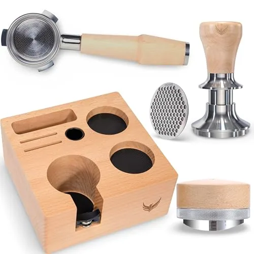 54mm Espresso Tamper Kit & Tool Set, product photograph