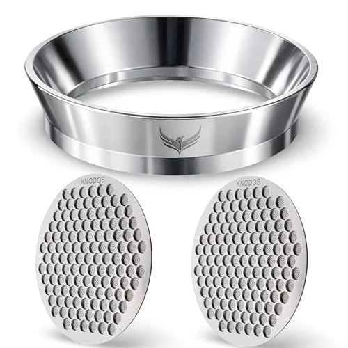 54mm Magnetic Dosing Funnel and Puck Screen Set, product photograph