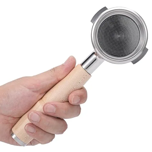 58mm Maple Bottomless Portafilter, product photograph